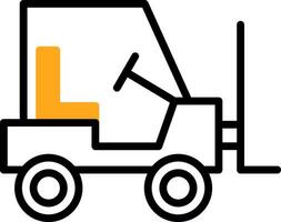 Forklift Vector Icon Design