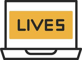 Lives Vector Icon Design