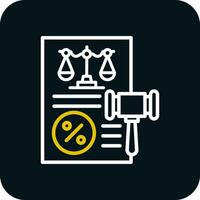 Law Vector Icon Design