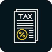 Tax Vector Icon Design