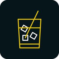 Cold Drinks Vector Icon Design