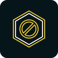 Wrong Way Vector Icon Design