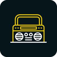 boombox vector icono diseño