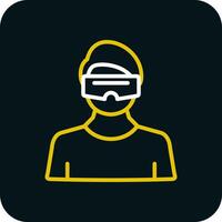 Virtual Reality Vector Icon Design