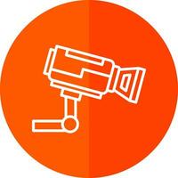 Security Camera Vector Icon Design