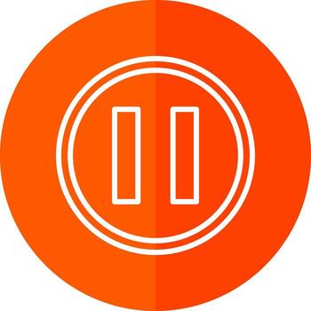 diseño de icono de vector de pausa