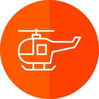 Helicopter Vector Icon Design