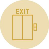 Exit Vector Icon Design