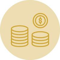 Coins Vector Icon Design