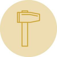 Hammer Vector Icon Design