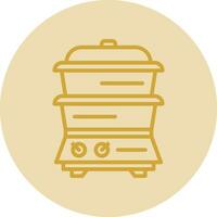 Steamer Vector Icon Design