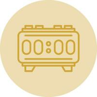 Digital Alarm Vector Icon Design
