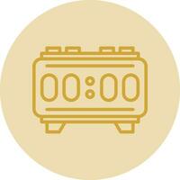 Digital Alarm Vector Icon Design