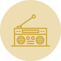 diseño de icono de vector de radio