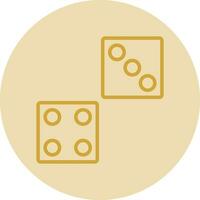 Dice Vector Icon Design