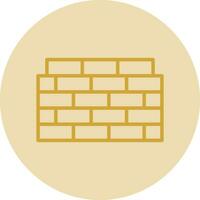 Brickwall Vector Icon Design