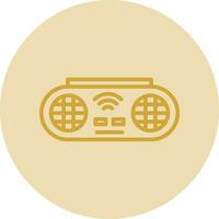 Portable Speaker Vector Icon Design