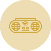 Portable Speaker Vector Icon Design