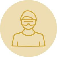 Virtual Reality Vector Icon Design