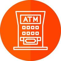 Atm Machine Vector Icon Design