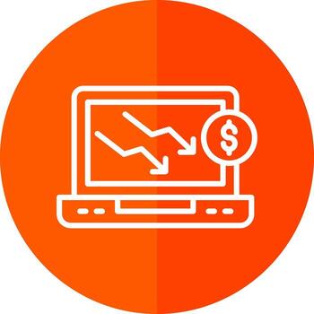 Decrease Vector Icon Design