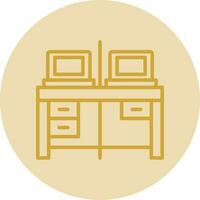 Work Space Vector Icon Design