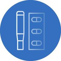 Nicotine Inhaler Vector Icon Design