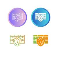 Firewall Vector Icon