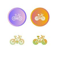 icono de vector de bicicleta