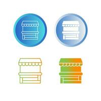 Food Stand Vector Icon