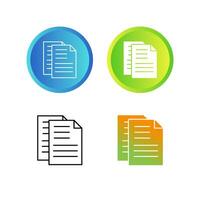 Files Vector Icon