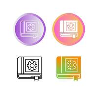 Setting Book Vector Icon