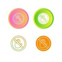 Stop Vector Icon