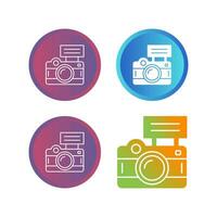 Camera Flash Vector Icon