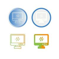 Monitor Vector Icon