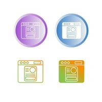 Blog Vector Icon