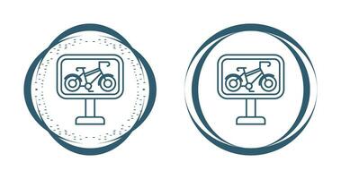 Bike Lane Vector Icon