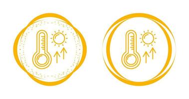 High Temperatures Vector Icon