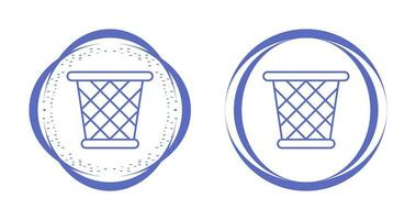 Paper Bin Vector Icon