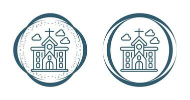 icono de vector de iglesia