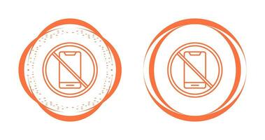 No Cell Phone Vector Icon