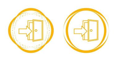 Exit Door Vector Icon