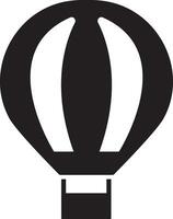 Air balloon icon vector
