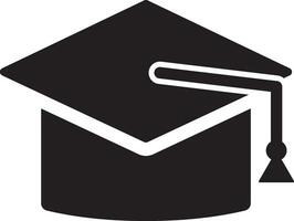 Graduation cap icon vector