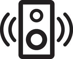 altavoz sonido icono vector