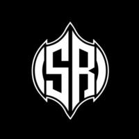 SR letter logo design. SR creative monogram initials letter logo concept. SR Unique modern flat abstract vector letter logo design.