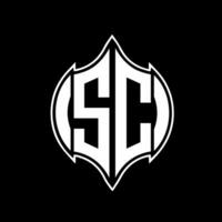 SC letter logo design. SC creative monogram initials letter logo concept. SC Unique modern flat abstract vector letter logo design.