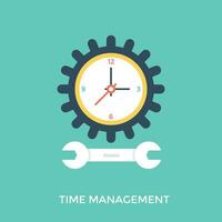 A pencil and presentation with pie graph and data symbolising project management vector