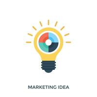 Seo and Marketing Flat Vector Icon