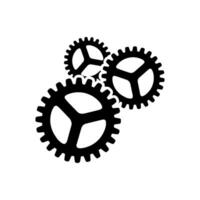 Gear Icon Vector. Engineering illustration sign. Cogwheel symbol. Settings logo. vector